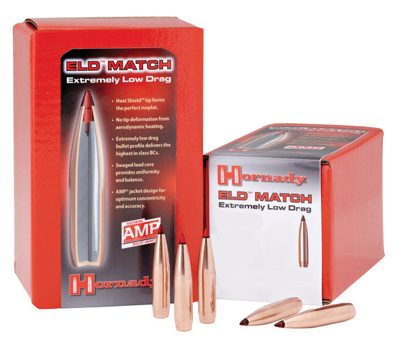 Hornady 33381 ELD Match  338 Cal .338 285 gr Extremely Low Drag-Match 50 Per Box