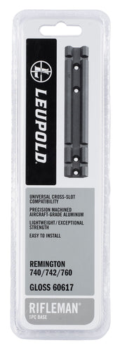 Leupold 60617 Rifleman Base 1-Piece Rem 740, 742, 760 Matte Black