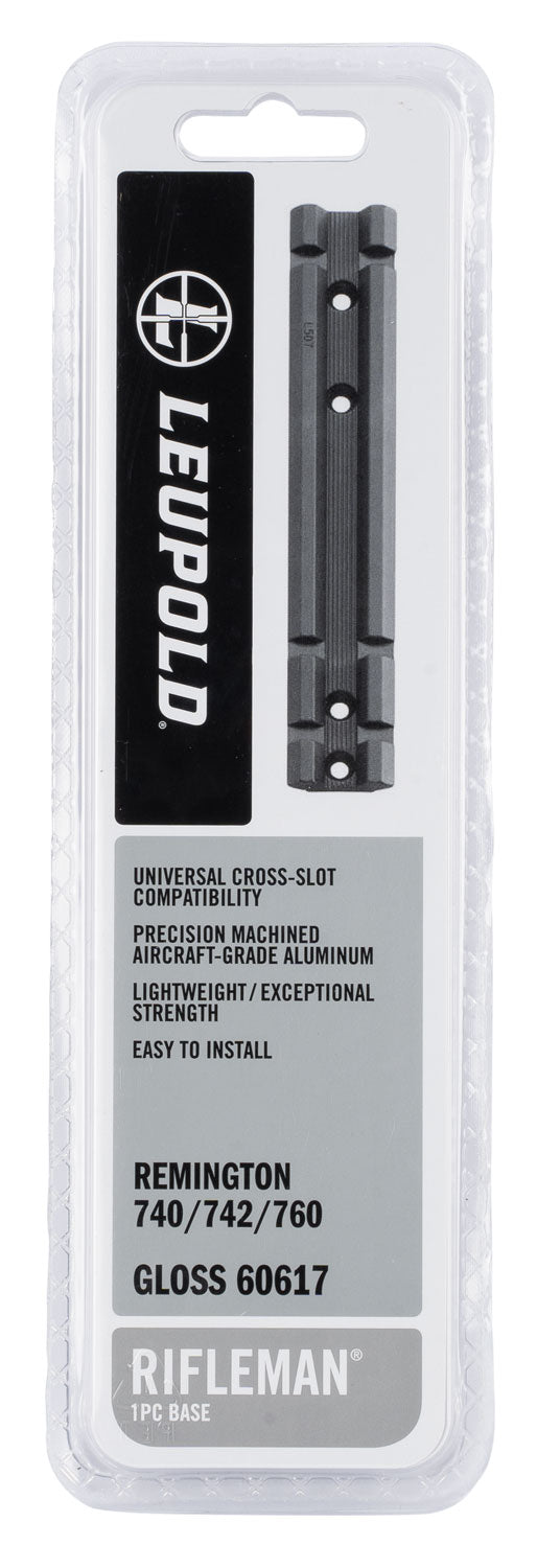 Leupold 60617 Rifleman Base 1-Piece Rem 740, 742, 760 Matte Black