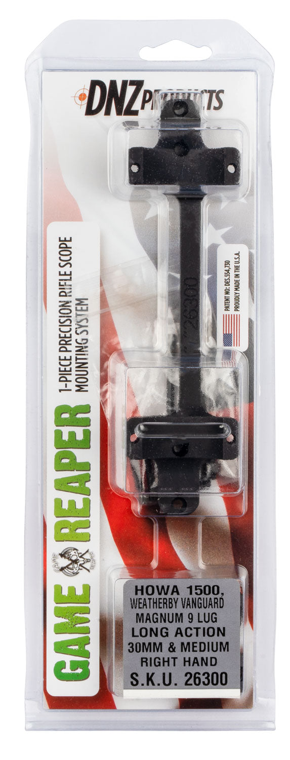 DNZ 26300 Game Reaper  Howa 1500 Long Action 30mm Medium 1-Piece Matte Black