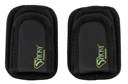 Sticky Holsters MMPX2 X2 Mini Single Black w/Green Logo Latex Free Synthetic Rubber (2 Pack)