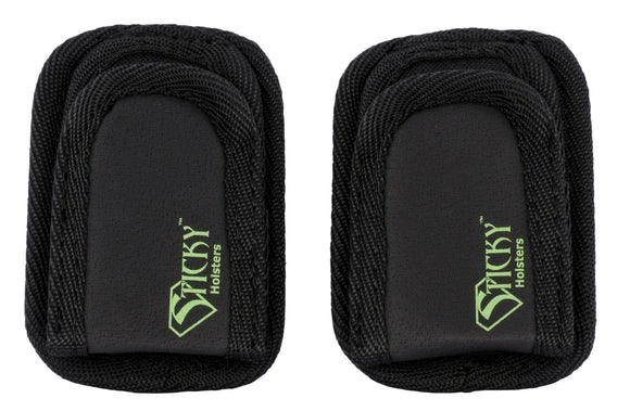 Sticky Holsters MMPX2 X2 Mini Single Black w/Green Logo Latex Free Synthetic Rubber (2 Pack)