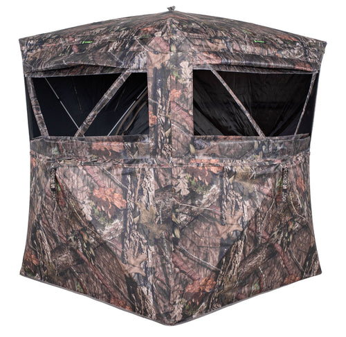 SUMMIT GROUND BLINDS SU87024 Viper 3 Person Mossy Oak Country 72 x 58 x 58