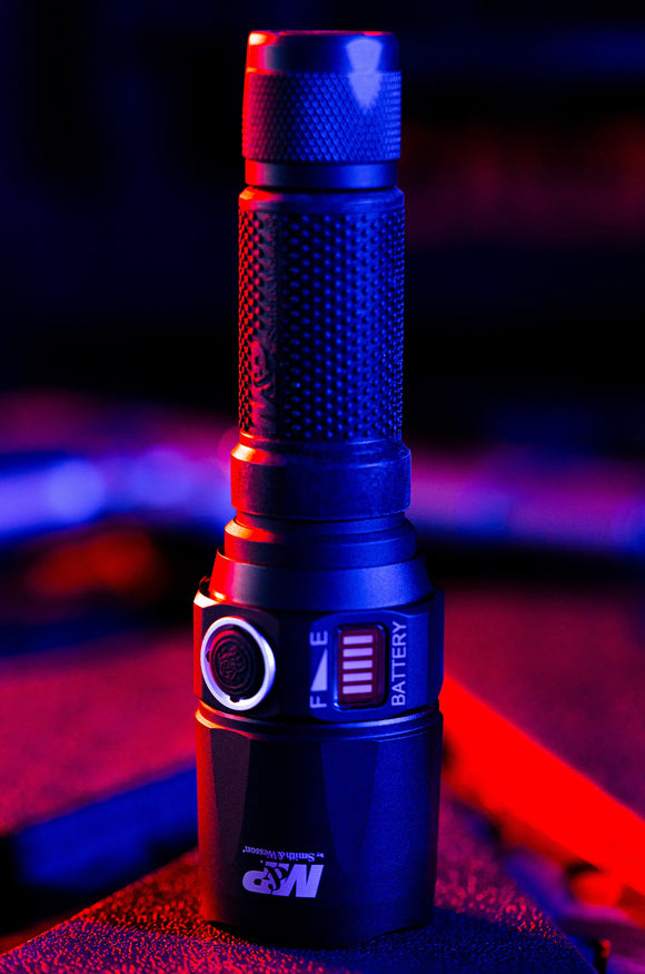 M&P Accessories 1097919 Night Terror Compact Flashlight 3236 Lumens LED Cree LED Aluminum Black Anodized