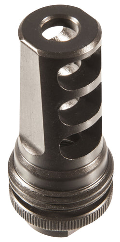 SilencerCo AC857 ASR  338 Cal Muzzle Brake 5/8-24 tpi Black Steel