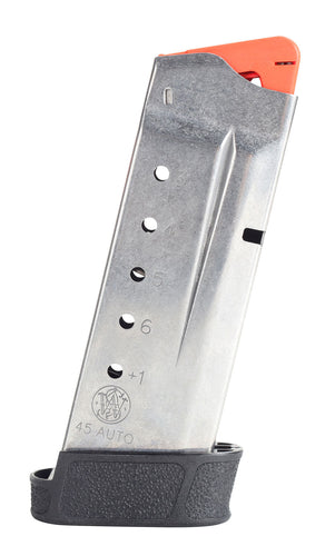 Smith & Wesson 3005567 M&P  45 ACP M&P Shield 7rd Silver Detachable