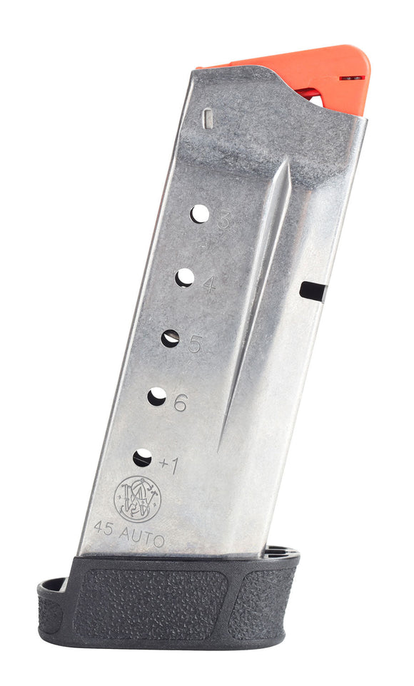 Smith & Wesson 3005567 M&P  45 ACP M&P Shield 7rd Silver Detachable