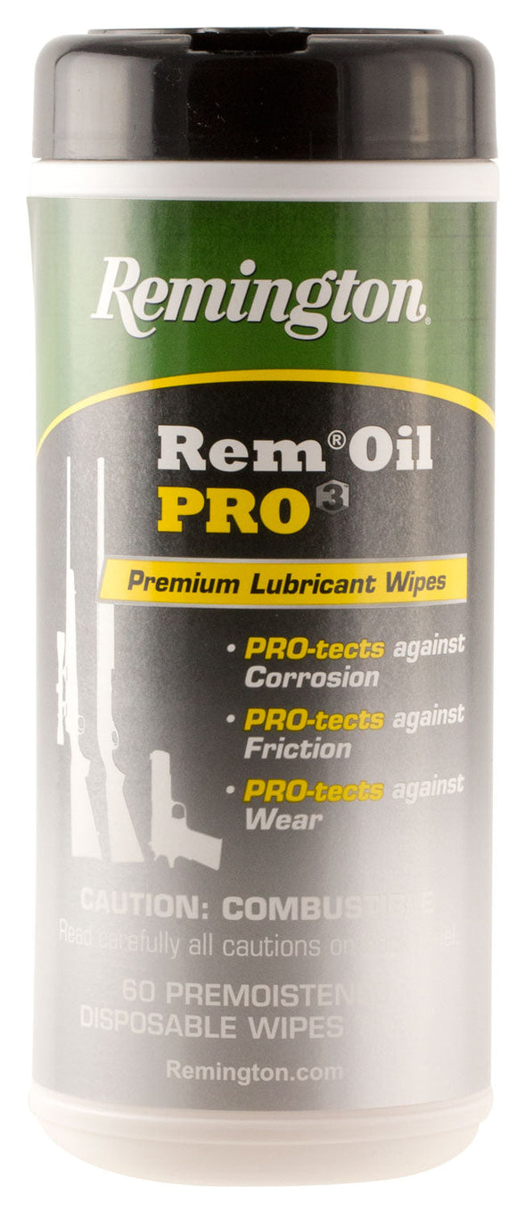 Remington Accessories 18922 Rem Oil Pro3 60 Count Wipes 6 Per Pack
