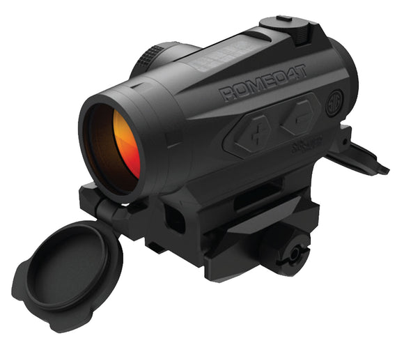 Sig Sauer Electro-Optics SOR43032 Romeo4T 1x 20mm Obj 1 MOA Illuminated Ballistic Circle Plex Red Black Solar Panel/CR2032 (1)