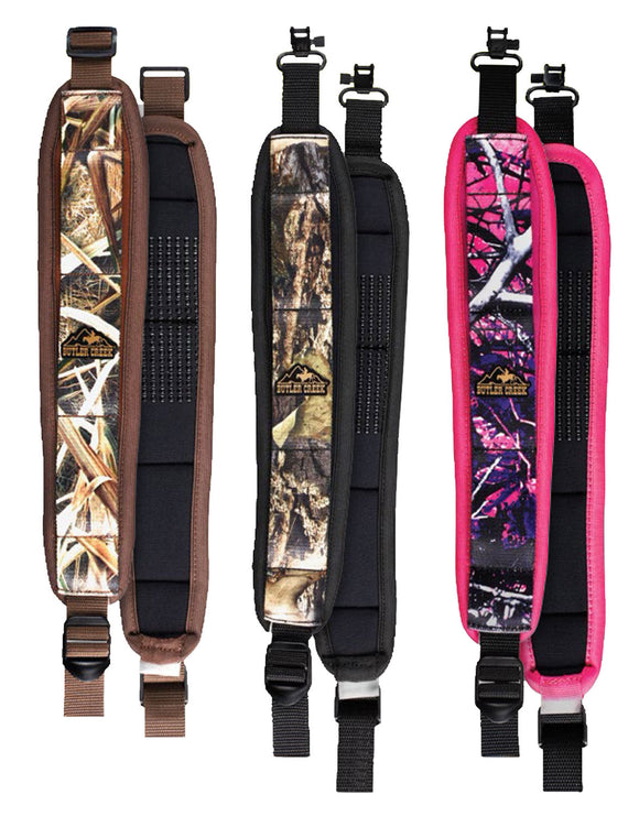Butler Creek 181018 Comfort Stretch Sling with Uncle Mike's QD Swivels 2.50