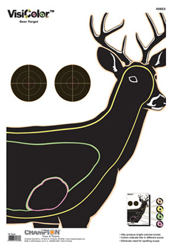 Champion Targets 45823 VisiColor  Deer Hanging Paper Target 13