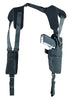 Uncle Mikes 83021 Sidekick Vertical Shoulder 3-4 Med/Lg DA Revolver Nylon Black