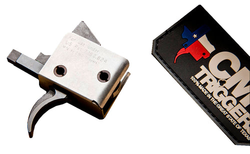 CMC Triggers 91501 Drop-In AR-15, AR-10 Single-Stage Curved 3.00-3.50 lbs