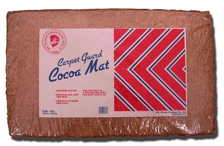 T.w Evans Cordage 16 X 27 Cocoa Mat