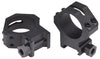 Weaver Mounts 48364 Four Hole Skeleton30mm Low Black Matte