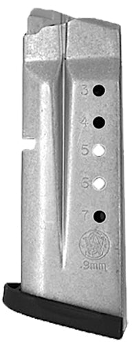 Smith & Wesson 199350000 M&P Shield  9mm Luger 7rd Silver Detachable