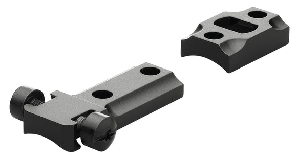 Leupold 120092 Standard Base 2-Piece with Reversible Rear Ruger American Matte Black