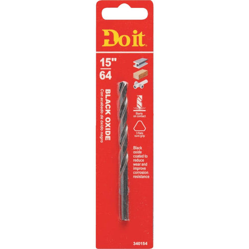 Do it 15/64 In. Black Oxide Drill Bit