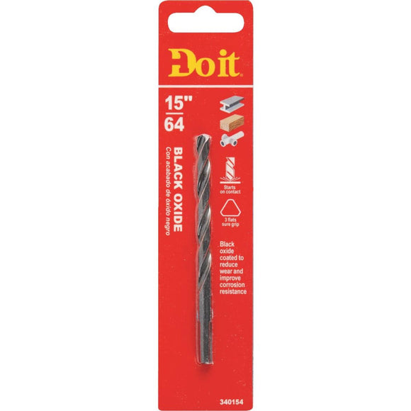 Do it 15/64 In. Black Oxide Drill Bit