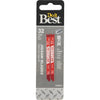 Do it Best U-Shank 3 In. x 32 TPI High Speed Steel Jig Saw Blade, Metal up to 3/16 In. (2-Pack)