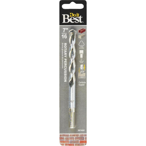 Do it Best 7/16 In. x 6 In. Rotary Percussion Masonry Drill Bit