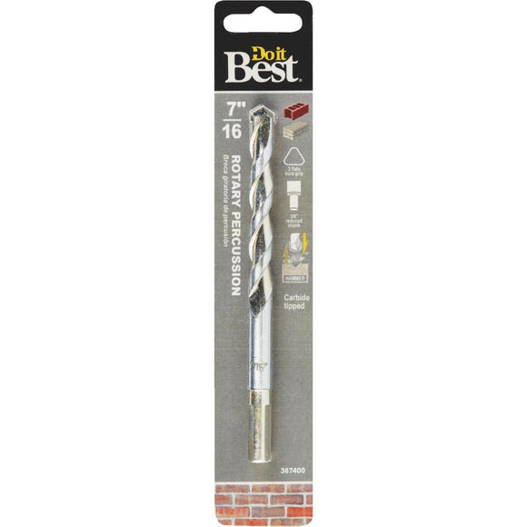 Do it Best 7/16 In. x 6 In. Rotary Percussion Masonry Drill Bit