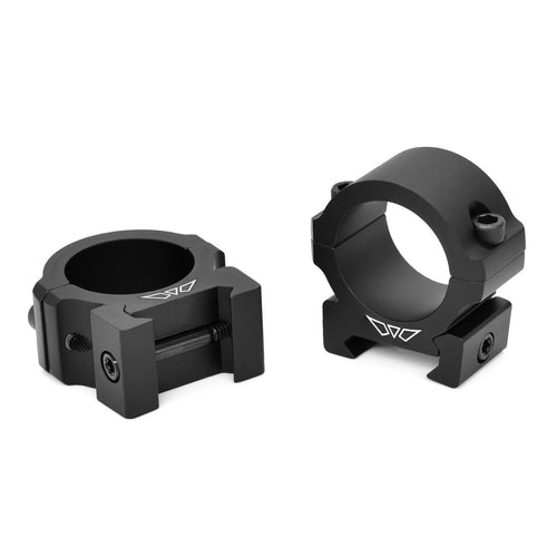 Warne Vapor Horizontal 1 inch Matte Rings