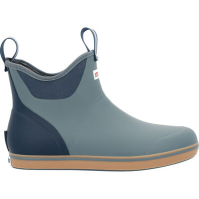 XtraTuf Men's 6 in Ankle Deck Boot Stormy Blue