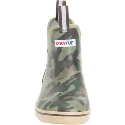 XtraTuf Men's 6 in Ankle Deck Boot Duck Camo