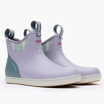 XtraTuf Women's 6 in Ankle Deck Boot Lavender
