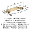 Amerock BP37051CZ Franklin Collection Pull