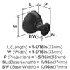 Amerock BP3733026 Grail Collection Knob