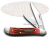 Frost Cutlery SW-107RWJ Little Peanut Red Walnut Jig Pocket Knife