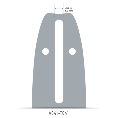 Oregon® Single Rivet Guide Bar