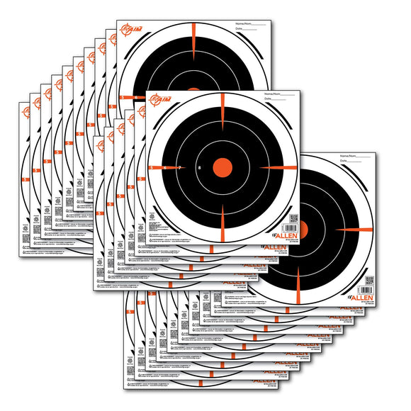 Allen 15246 EZ Aim  Bullseye Paper Target 8
