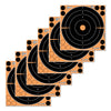 Allen 15316 EZ Aim Splash Self-Adhesive Paper 8 x 8 Bullseye Orange Target Paper w/Black Target 6 Per Pack
