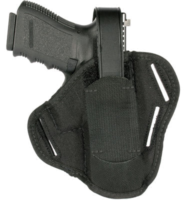 Blackhawk 40CP01BK Pancake OWB LH 3-4 Med Auto Nylon Black