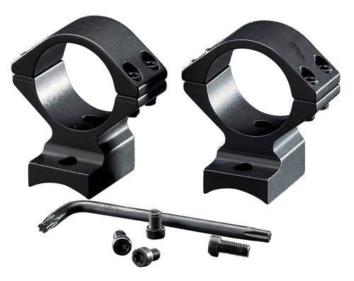 Browning 12376 Integrated Scope Mount System  Browning-Style 2-Piece Base Browning BAR/BLR 2 Piece 1 Medium Blued Matte