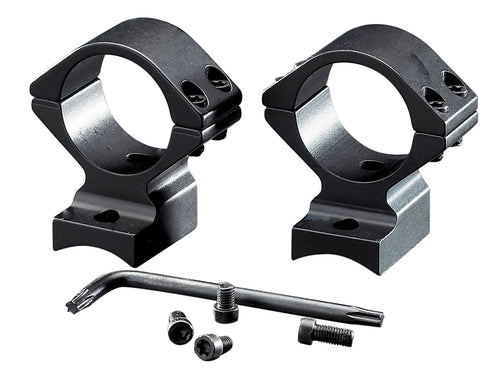 Browning 12395 Integrated Scope Mount System  Browning-Style 2-Piece Base Browning BAR/BLR 2 Piece 1 Medium Blued Gloss