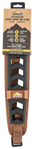 Butler Creek 190031 Featherlight Sling with Swivels 3 W x 22-36 L Adjustable Black w/Brown Panels Foam for Rifle