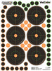 Champion Targets 46135 VisiColor  Self-Adhesive Paper 3 Bullseye 5 Per Pack w/150 Pasters