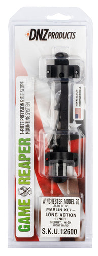 DNZ 12600 Game Reaper  Winchester 70 Long Action 1 High 1-Piece Matte Black