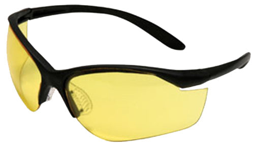 Howard Leight R01536 Vapor II Sharp Shooter Shooting Glasses Anti-Fog Amber Lens w/Black Frame