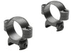 Leupold 120977 LRW Ring Set 30mm Diam Medium Steel Black Matte
