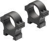 Leupold 180947 Open Range Cross-Slot  Picatinny Rail 30mm Medium Black Matte