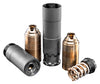 RUGGED SUPPRESSOR OBS0009 Obsidian9  9mm Luger 1.37 Black Cerakote 17-4 Stainless Steel 1/2-28 tpi