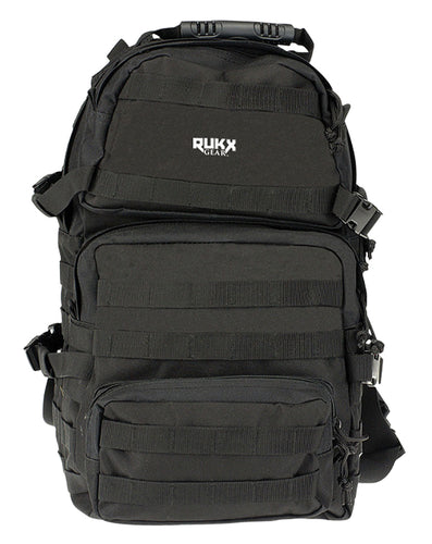 RUKX GEAR  Tactical 3 Day 600D Polyester 16 x 10 x 10 Black