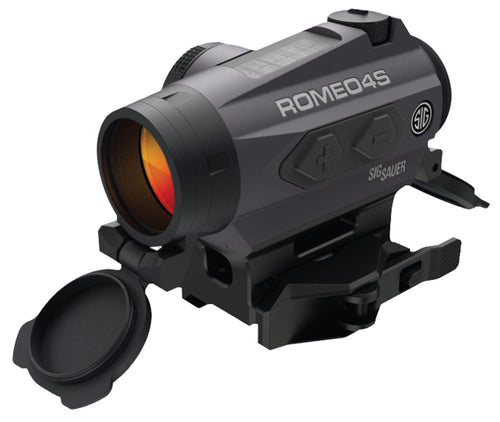 Sig Sauer Electro-Optics SOR43021 Romeo4S 1x 20mm 2 MOA Ballistic Circle/Red Dot Solar Panel/CR2032 (1) Black