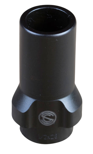 SilencerCo AC2604 3-Lug Muzzle Device 9mm 1/2x28 Threads Black