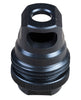 SilencerCo AC2628 ASR Single Port 9mm Luger Muzzle Brake 1/2-28 tpi Black Steel